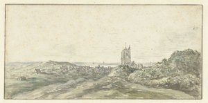 エグモンド・アーン・ゼーの眺め 作： Jan van Goyen (possibly)