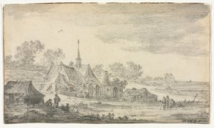 海辺のビル群 作： Jan van Goyen
