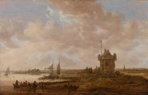 スクエア ウォッチ タワー 作： Jan van Goyen