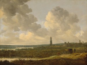 レーネンの眺め 作： Jan van Goyen