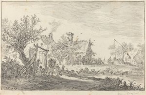 ウェイサイド イン 作： Jan van Goyen