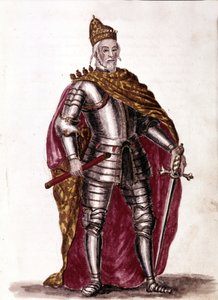 ドージェ・セバスティアーノ・ヴェニエ（1577 - 1578年）。ヤン・ファン・グレーベンブローク（またはジョヴァンニ・グレーベンブローク（グレーベンブローク））（1731-1807）の写本「ヴェニチアンの風俗」から水彩画とインクで描いたもの。