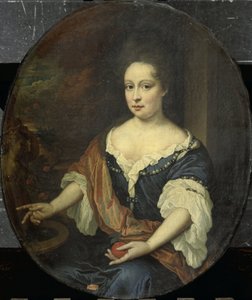 Judith Allijn (d 1702)、Harmen Lijnslager の妻 作： Jan van Haensbergen