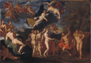 ヴィーナスにりんごをあげるパリ 作： Jan van Haensbergen
