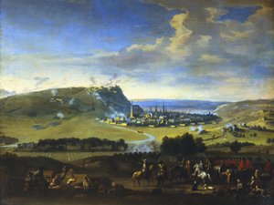 「ナミュール包囲戦」、最後の攻撃の前のシーン、1695 年 8 月 5 日