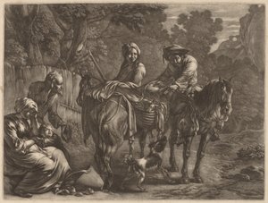 馬に乗った強盗 作： Jan van Huchtenburgh