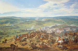 Hochstadt（バイエルン）近くのブレナムでの戦い、1704年 作： Jan van Huchtenburgh