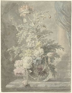 花と花瓶 作： Jan van Huysum (possibly)