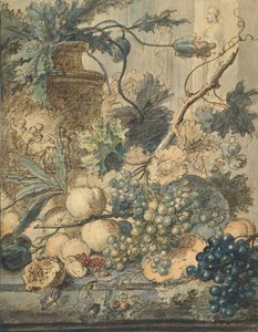 果物のある静物、n.d. 作： Jan van Huysum