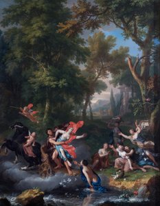 「プロセルピナのレイプ」、18 世紀 作： Jan van Huysum