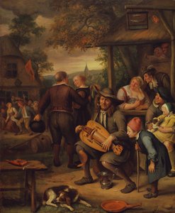ハーディガーディプレーヤー 作： Jan van Kessel