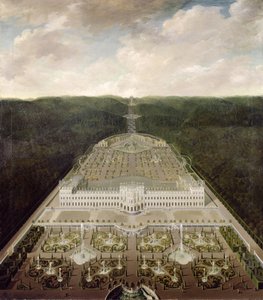 1716年以降の城からオクタゴンへの眺め 作： Jan van Nickelen