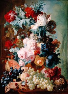 花と果実（油彩・パネル 作： Jan van Os