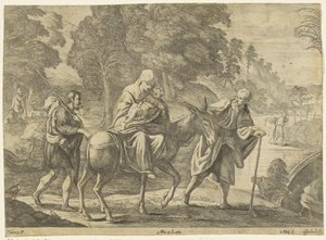 エジプトへのフライト 作： Jan van Ossenbeeck