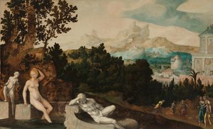 バトシバのある風景 作： Jan van Scorel