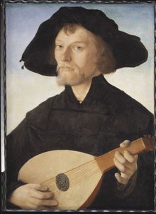リュート奏者の肖像 作： Jan van Scorel