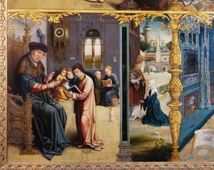 聖アウグスティヌス祭壇 作： Jan van Scorel