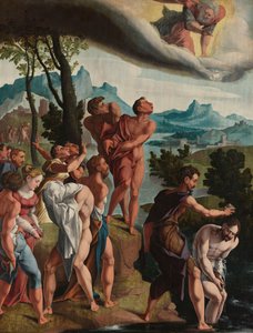 キリストの洗礼 作： Jan van Scorel