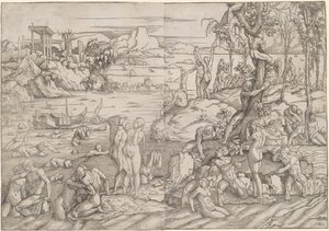 大洪水 作： Jan van Scorel