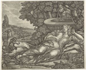 眠るダイアナ 作： Jan van Somer (possibly)