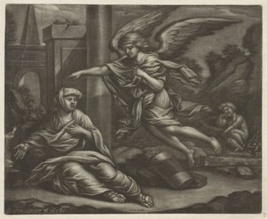 砂漠のハガルとイシュマエル 作： Jan van Somer