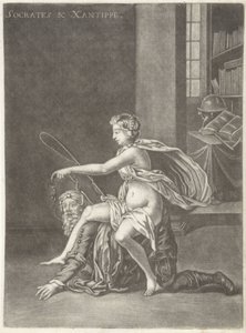 妻に嘲笑されるソクラテス ソクラテスとクサンティッペ (オブジェクトのタイトル) 作： Jan van Somer