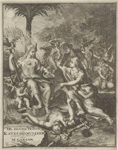タイトル ページ: M. ガーゴン、唯一の慰め、1713 年 作： Jan van Vianen