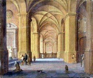 神殿でのプレゼンテーション 作： Jan van Vucht