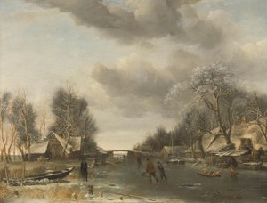 冬景色 作： Jan van de Cappelle