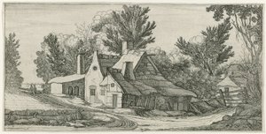 農場のある風景 作： Jan van de Velde (II) (manner of)