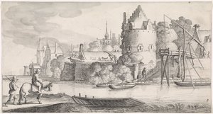 川沿いの都市 遊び心あふれる風景と愉快な詩（連載タイトル） 作： Jan van de Velde (II)