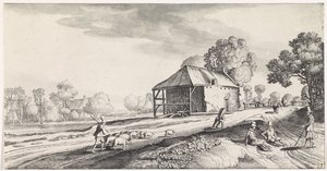 水車小屋の分岐点 遊び心あふれる風景と愉快な顔（連載タイトル） 作： Jan van de Velde (II)