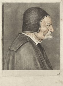老人の胸像、右側 作： Jan van de Velde (IV)