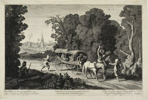 コーチを襲う強盗 作： Jan van de Velde II