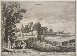 十二ヶ月：八月 作： Jan van de Velde II
