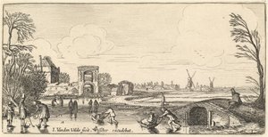冬の風景 作： Jan van de Velde II