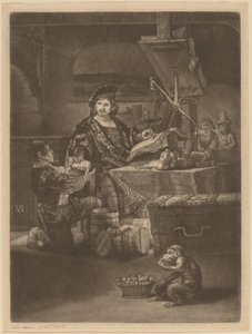 ヤン・ウイテンボガート 作： Jan van der Bruggen after Rembrandt van Rijn