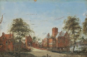 アングステルのローナースロート城 作： Jan van der Heyden (manner of)