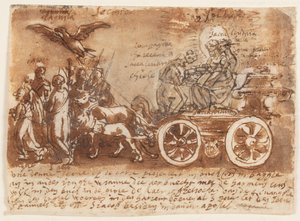 聖書の勝利のための予備研究 作： Jan van der Straet, called Stradanus