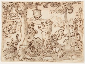 パンサーの罠 作： Jan van der Straet, called Stradanus