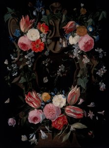 花の花輪 作： Jan van the Elder Kessel