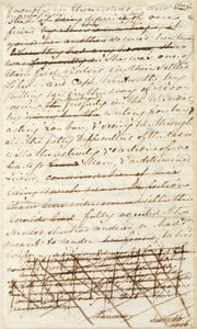 MS EG 3038 「説得」のページ 作： Jane Austen