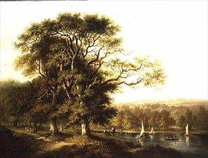 スターリング、フォース川の眺め 作： Jane Nasmyth