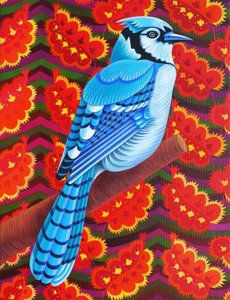 ブルージェイ、2016、 作： Jane Tattersfield