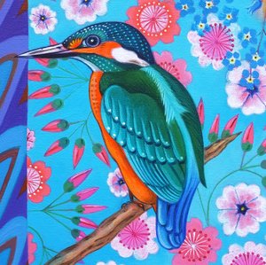カワセミ、2016、 作： Jane Tattersfield