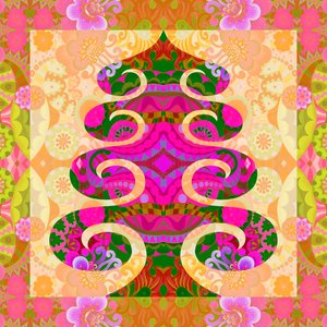 2020年、ピンクのツリー 作： Jane Tattersfield