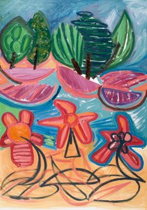 我々はただ無敗である（iii）』2007年（油彩・キャンバス 作： Janet McKenzie
