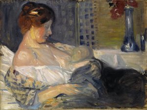 お母さんと子供 作： Janis Rozentals