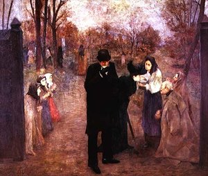 苦しみ、1892 作： Janos Thorma