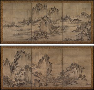 風景 作： Japan, Muromachi period